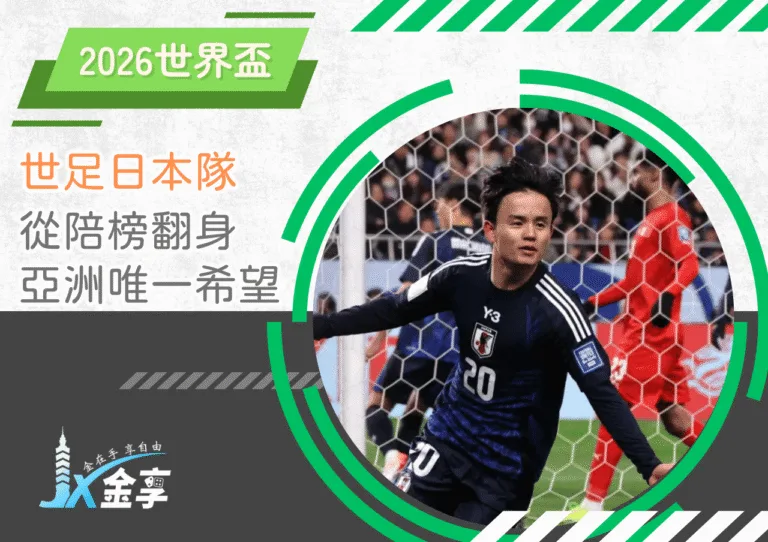 8連勝0失球！世足日本隊從陪榜翻身，2026世界盃亞洲唯一希望