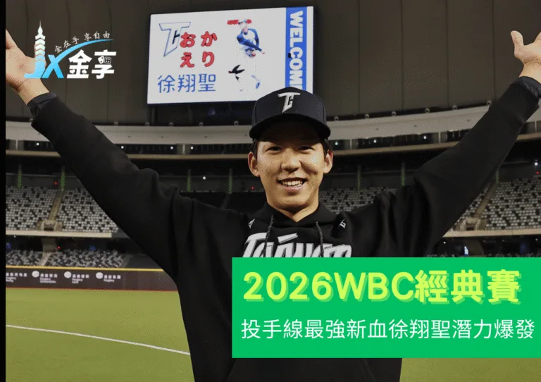 中華隊投手線最強新血！徐翔聖2026 WBC潛力爆發＋金享娛樂串關看點