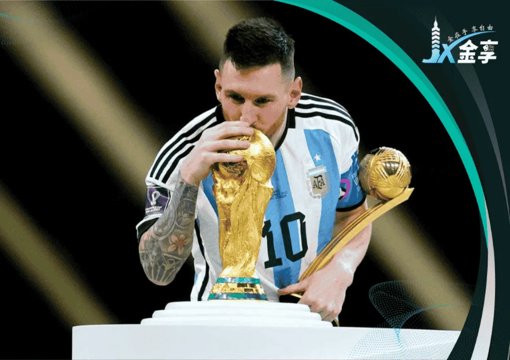 梅西在2022卡達世界盃封王(photo:fifpro)/金享娛樂城